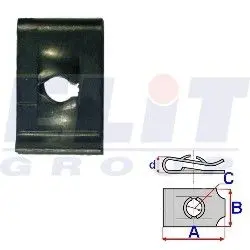 Зажим бампера ELIT R 16035