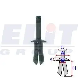 Зажим бампера ELIT R 20530