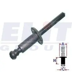 Зажим бампера ELIT R 600411