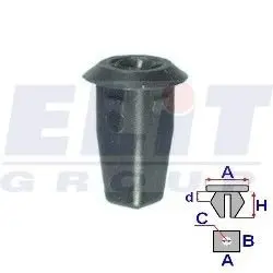 Зажим бампера ELIT R A15514