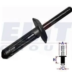 Зажим бампера ELIT R B13750