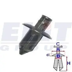 Зажим бампера ELIT R B24649