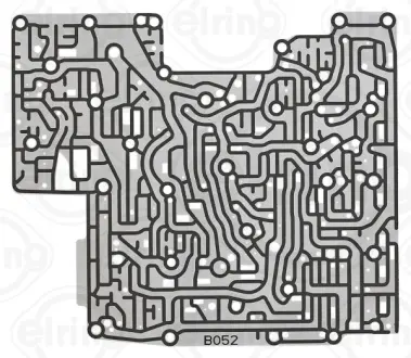 Сепараторна пластина гідроблоку (ZF6HP19/ZF6HP26/ZF6HP32) ELRING 040.383