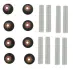 Комплект прокладок, стрижень клапана IN 8шт BMW N20/B32/B38/B42/B46/B48 ELRING 308.970 (фото 1)