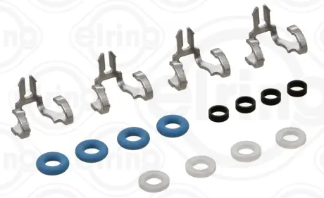 Ремкомплект форсунки Ford Focus III/Mondeo V 1.5 EcoBoost 14- (клапанної) (к-кт 4 форсунки) ELRING 464.430