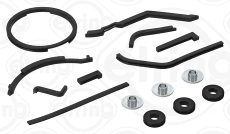 Прокладка кришки розподільного валу (к-кт) Hyundai Santa Fe 2.0-2.2 CRDi 01- (знизу) ELRING B65.220