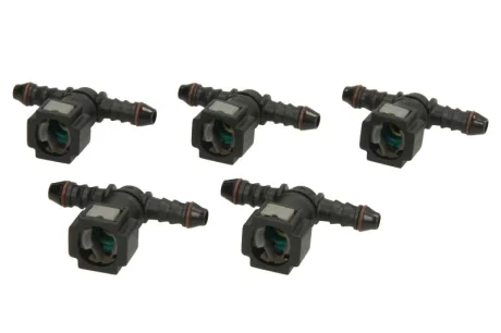 (EN) Cable quick-coupler (тристоронній дюймовий, (EN) in-line (EN) tekalan/tekalan with o-rings, діаметр патрубка: 7,89мм, ID 6 6мм x 8мм, ціна за 5шт) Engitech ENT250103