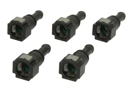 (EN) Cable quick-coupler (просте метричне, гума без ущільнюючого кільця, діаметр патрубка: 8мм, ID 7,5 7,5мм, ціна за 5шт) Engitech ENT250104