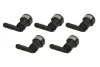 (EN) Cable quick-coupler (кутове метричне, (EN) rubber with an oring, діаметр патрубка: 8мм, ID 7,5 7,5мм, ціна за 5шт) Engitech ENT250105 (фото 2)