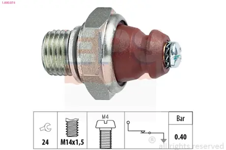 DB датчик тиск.мастила 0,4bar M102-110/OM617 EPS 1.800.074