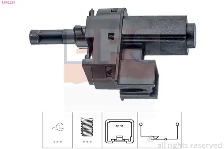 FORD вимикач STOP-сигналів B/C/S-Max, Fiesta, Focus, Mondeo, Kuga, 02- EPS 1.810.221