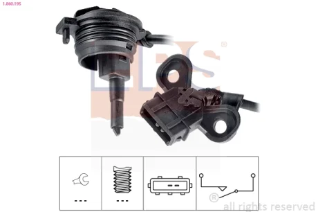 Датчик увімкнення заднього ходу VW Passat/Audi A4/A6 96-08 EPS 1.860.195