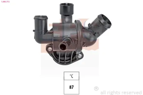 VW термостат (Made in Italy!) з корпусом Audi A3,Caddy III,Golf VI,Passat,Skoda Octavia,SuperB,Seat 2.0TDI 03- EPS 1.880.772