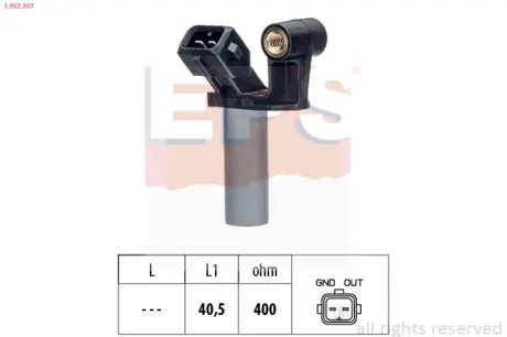 FORD датчик обертів двигуна Transit 2,0TDCi -06, 2,2/2,4TDCi 06-. EPS 1.953.307