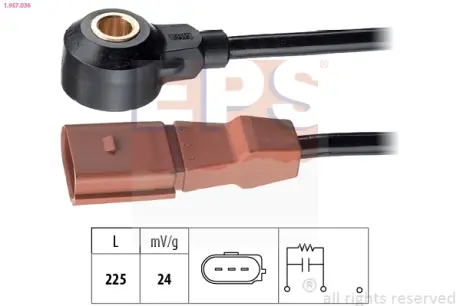 VW датчик детонації Golf IV 1,6-1,8 SKODA Octavia EPS 1.957.036