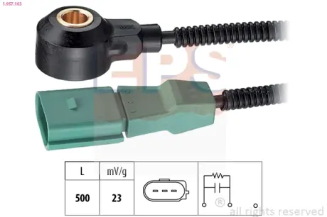 VW датчик детонації AUDI, SKODA, 1,8-5,2FSI/TFSI/TSI 04- EPS 1.957.163