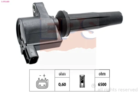 FORD Катушка зажигания C-Max 1,8-2,0 07-, Focus, S-Max 06 EPS 1.970.480