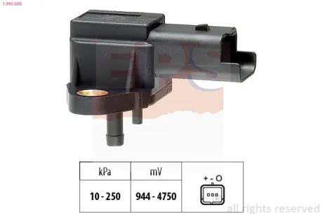 CITROEN датчик тиску Jumpy,C5,Fiat Scudo,Peugeot,Suzuki 2.0HDI EPS 1.993.030