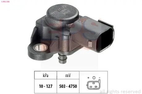 Датчик тиску надуву Mercedes 169/203/204/245/211/212/251 EPS 1.993.106