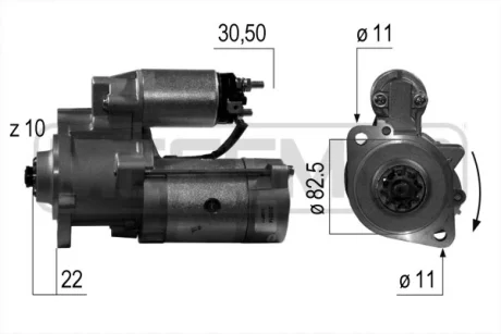 Стартер ERA 220514A - фото Стартер ERA 220514A