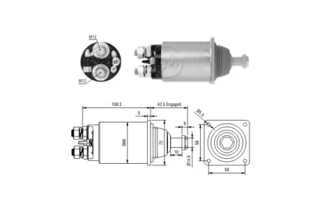 Втягуюче реле ERA ZM1833