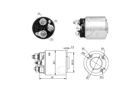 Деталi стартерiв/генераторiв ERA ZM2498