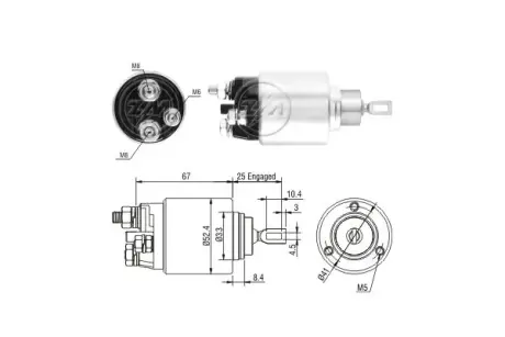 Втягуюче реле ERA ZM3381
