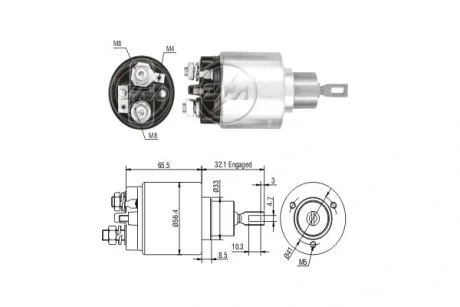 Втягуюче реле ERA ZM578