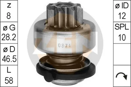 Бендикс стартера ERA ZN0871