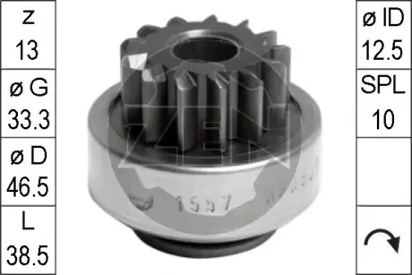 Бендикс стартера ERA ZN1557