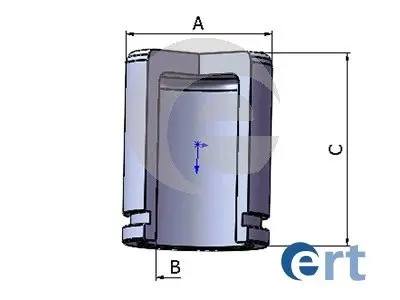 Поршень супорта CHEVROLET CAPTIVA 06- ERT 151215-C