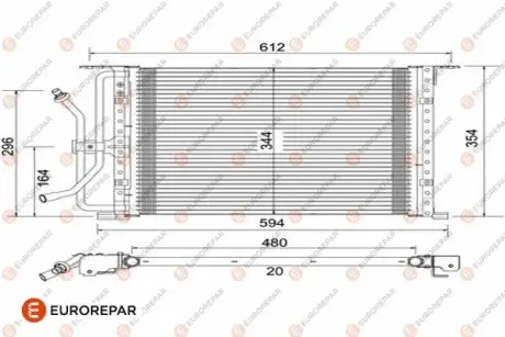 8418991000 РАД?АТОР КОНДИЦ?ОНЕРА EUROREPAR 1609637480