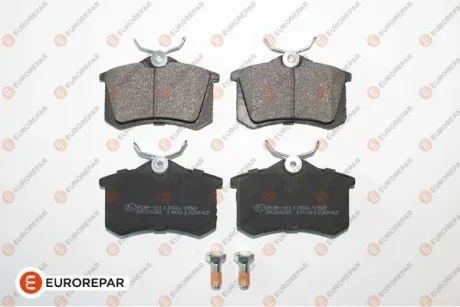 Колодки гальмівні дискові (комплект 4 шт) Eurorepar 1617249980