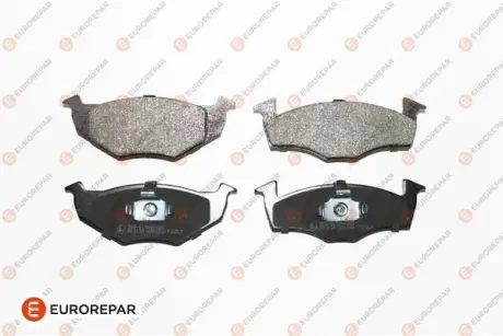 Колодки гальмівні дискові (комплект 4 шт) EUROREPAR 1617253580