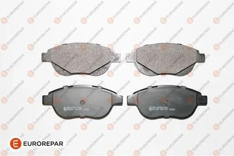 Гальмівні колодки пер. 307/C4 03-12 (BENDIX-BOSCH) Eurorepar 1619790480