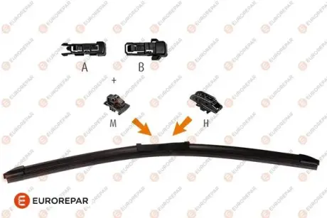 ЩІТКА СКЛООЧИСНИКА L700 EUROREPAR 1635455180