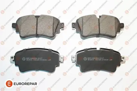 Гальмівні колодки EUROREPAR 1675991080