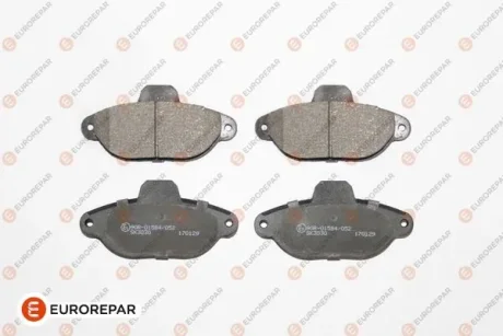 Гальмівні колодки перед. Fiat Panda 03- Eurorepar 1681164980