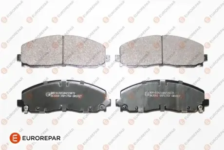 Гальмівні колодки EUROREPAR 1681165780