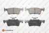 PEUGEOT Колодки гальмівні задні.308 13- EUROREPAR 1681166980 (фото 1)