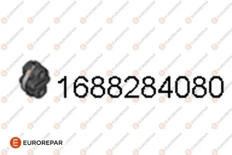 Кріплення гумове Eurorepar 1688284080
