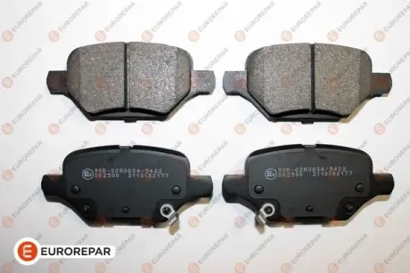 CHEVROLET Комплект гальмівних накладок TRAX 1.8 AWD 13-, OPEL MOKKA X 1.6 CDTI 15- EUROREPAR 1689800580