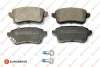 RENAULT гальмівні колодки задн Fluence 10-, Megane III,Scenic 09 Eurorepar 1697651780 (фото 1)
