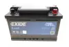 Акумуляторна батарея 71Ah/670A (278x175x175/+R/B13) Excell EXIDE EB712 (фото 1)