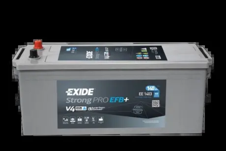 Акумуляторна батарея 140Ah/800A (513x189x223/+L/B00/B0) Strong Pro EFB+ EXIDE EE1403