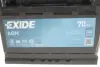 Акумуляторна батарея 70Ah/760A (278x175x190/+R/B13) (Start-Stop AGM) EXIDE EK700 (фото 2)