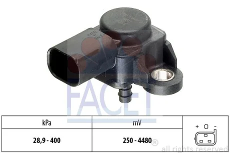 Датчик тиску наддуву (3 конт.) MB OM651 Sprinter W906/Vito W639/W447/C-class W205 Facet 10.3175