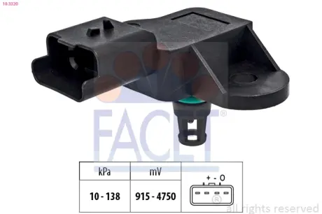 Датчик тиску повітря FACET 10.3320