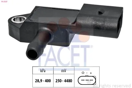 Датчик тиску повітря FACET 10.3327