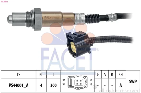 Лямбда-зонд Mercedes Benz W203/204/211/212 M156/272/273 05-> Facet 10.8202